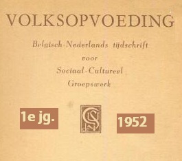 start tijdschrift Volksopvoeding 1952